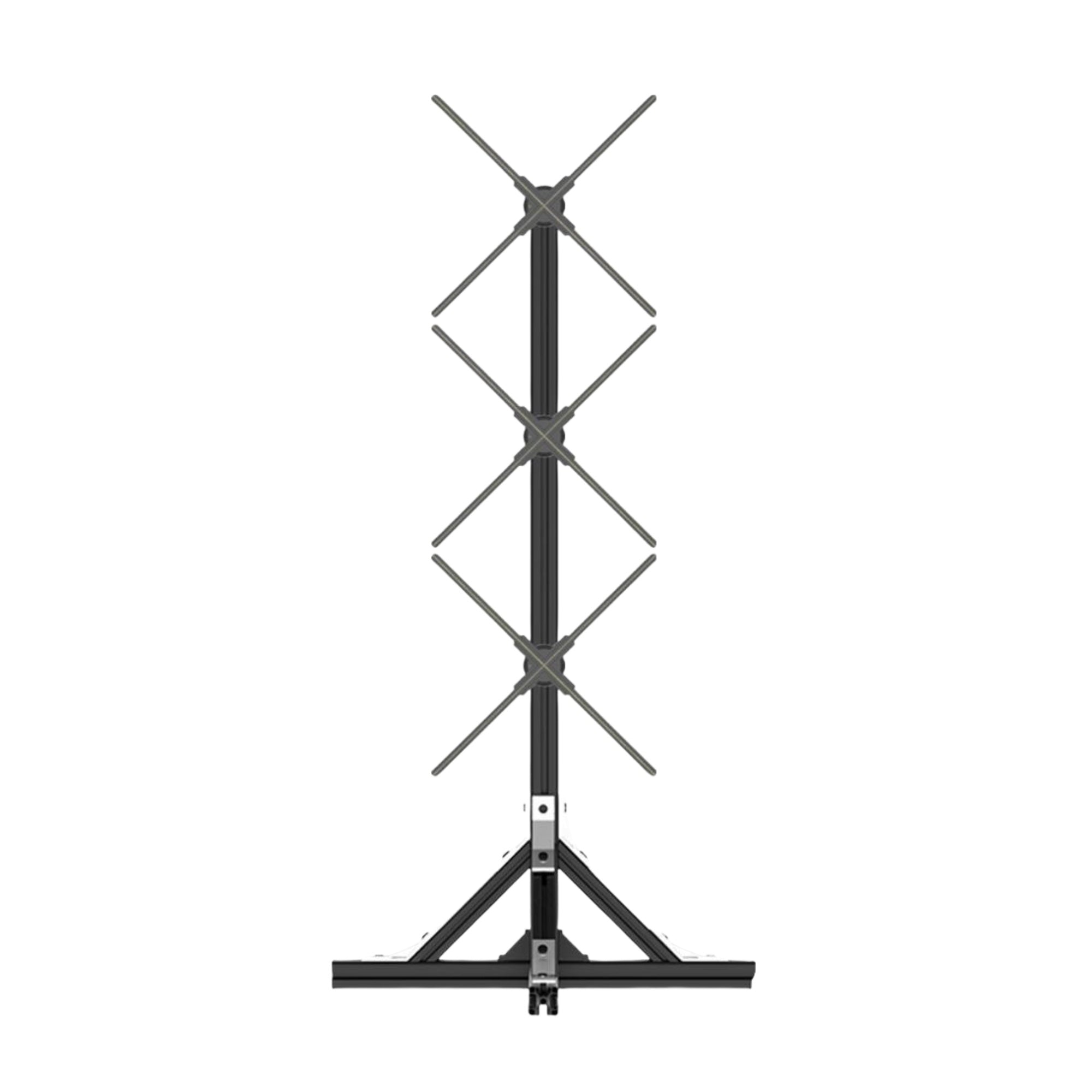 F Series Multi-Fan Stand Mount | 1×3 / 2×3 / 3×3 Configurations | Compatible with F Series ≤100cm 3D Hologram Fans | Modular Steel Frame