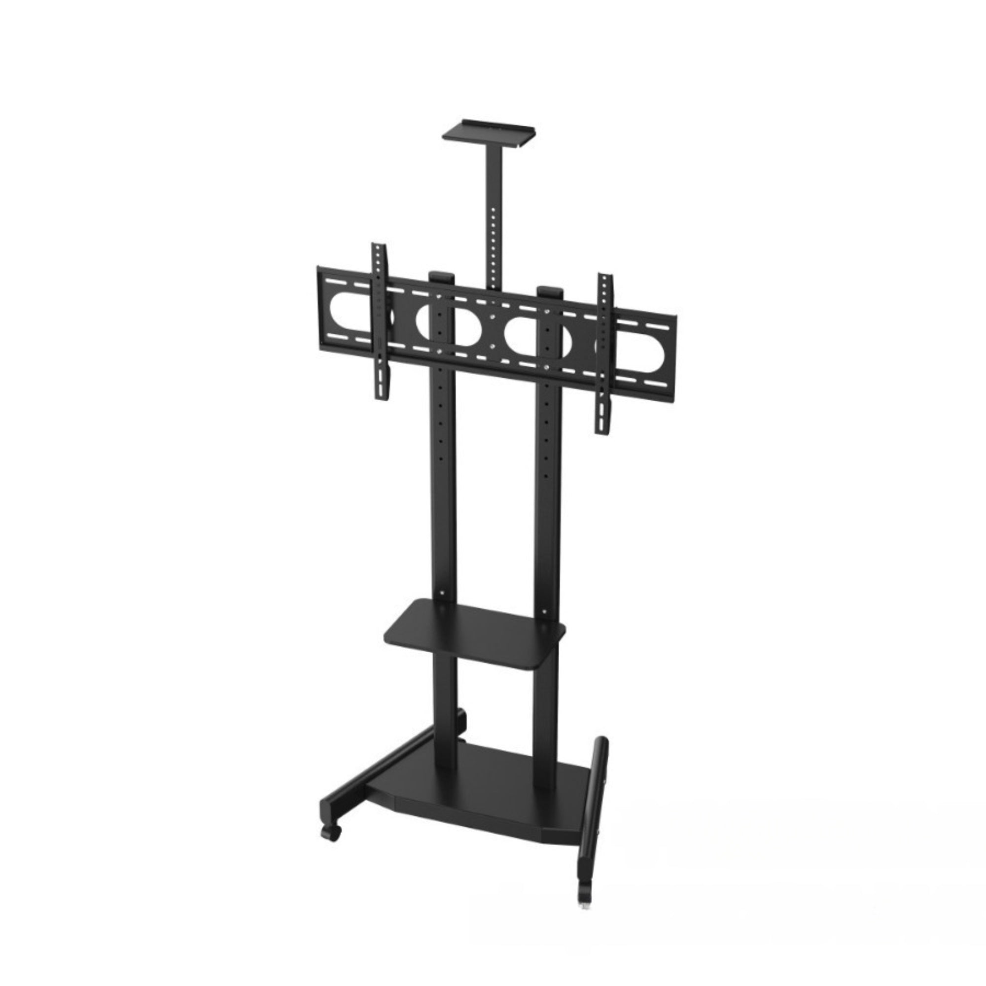 M Series Floor Stand for 3D Hologram Fan | Compatible with M Series 130cm / 150cm / 200cm Diameter Models | Heavy-Duty Steel Frame | Black Finish