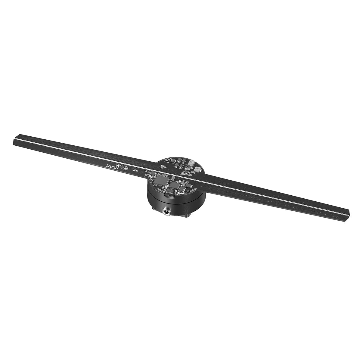 Ventilateur LED hologramme 3D 70 cm, 4 pales, 1 022 LED, livraison gratuite