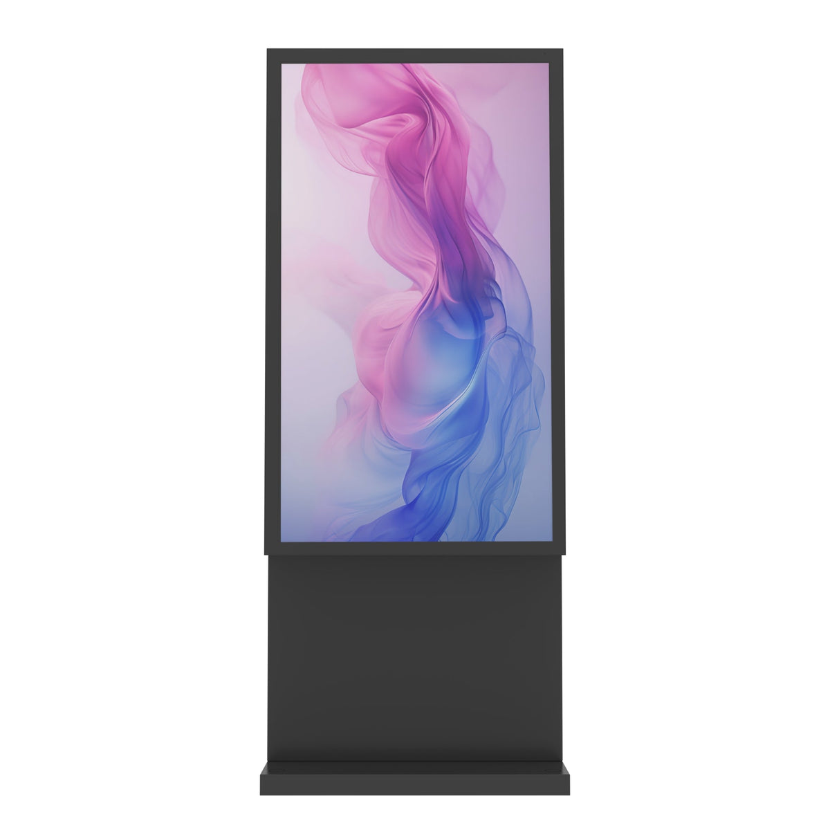 Outdoor Dual-Sided LCD Digital Signage – Back-to-Back Floor-Standing Display, 2500 Nits, IP66 Waterproof, Full Optical Bonding, 43"/55"/65"