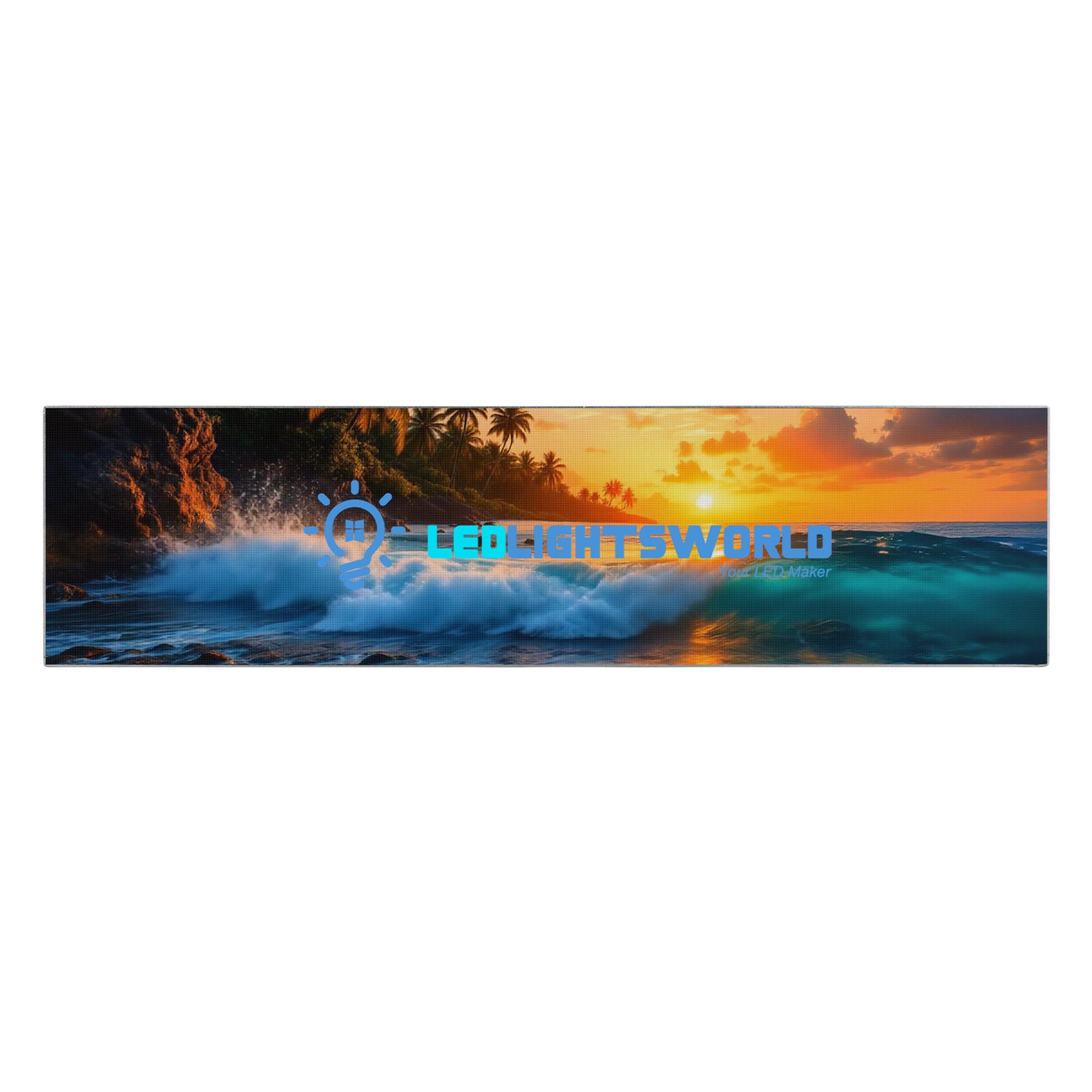 FL Series Frameless LED Shop Display – P1.86 · 160×640mm | Compact Ultra-Thin GOB Screen for Window & Wall Mounting