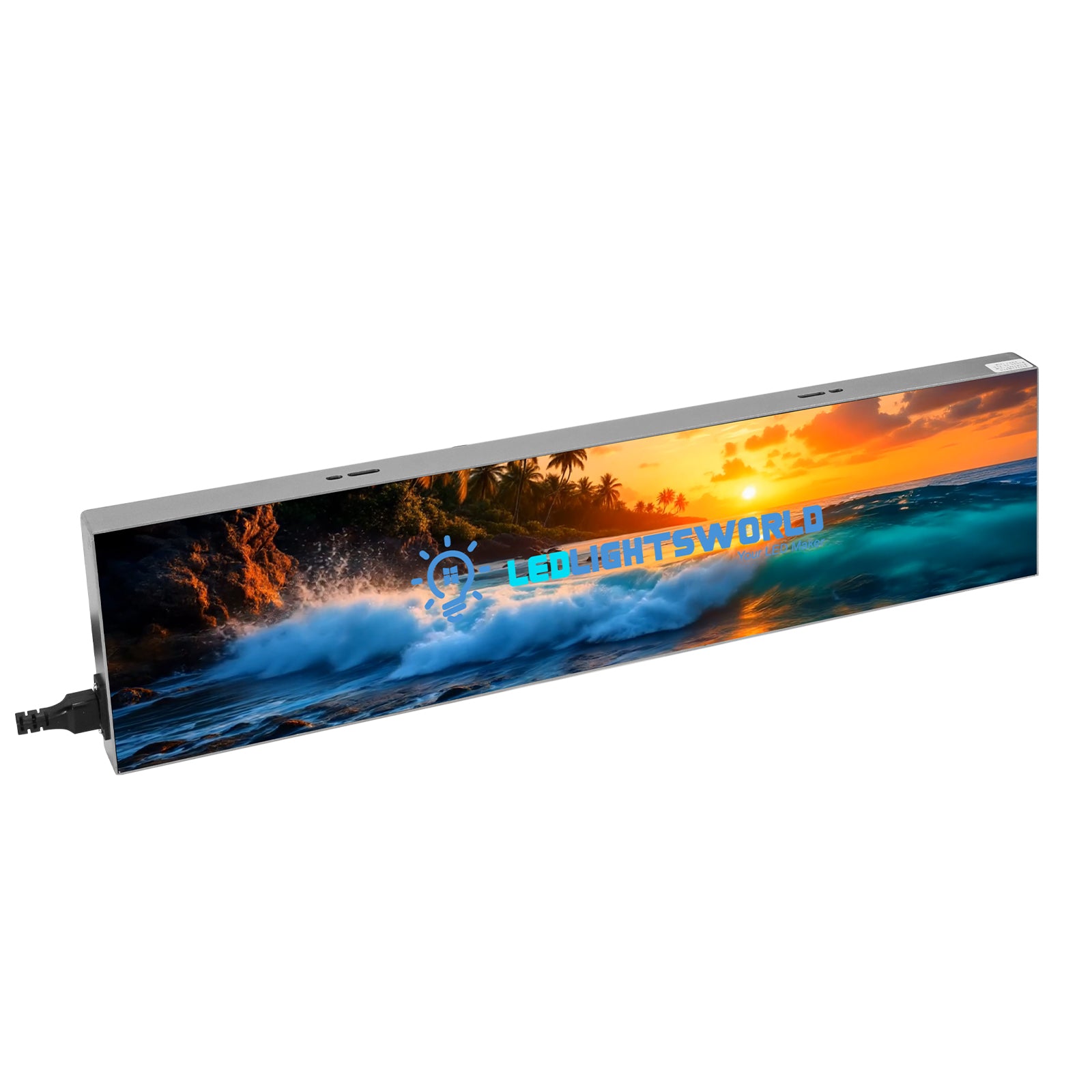 FL Series Frameless LED Shop Display – P1.86 · 160×640mm | Compact Ultra-Thin GOB Screen for Window & Wall Mounting