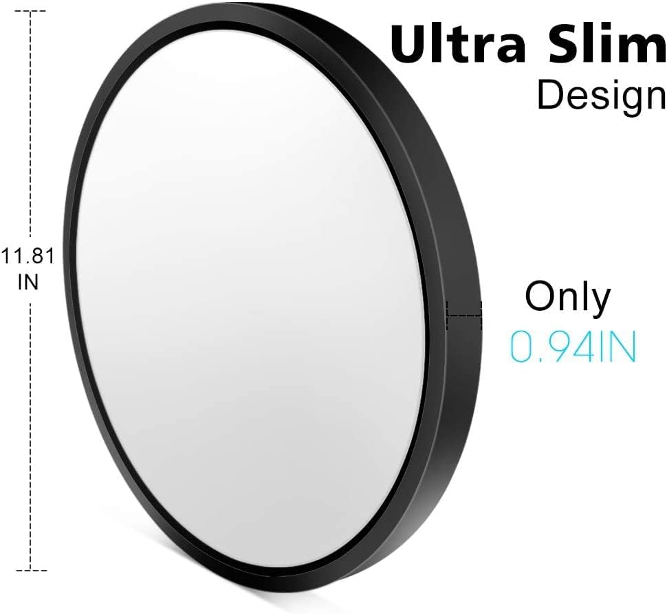 AC 110–130V Round LED Ceiling Light – Black – 18W / 24W / 32W Options – 3000K / 4500K / 5000K / 6500K – Flush Mount Ceiling Light – Local Stock (US)