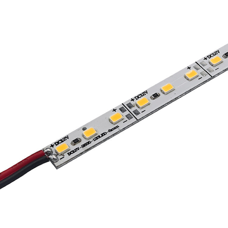 Rigid LED Strip Light SMD2835 – 120 LEDs/M, 12V / 24V DC, 12W per Meter, 8mm Bare PCB for Indoor Lighting – Available in 3000K~12000K & Blue Colors