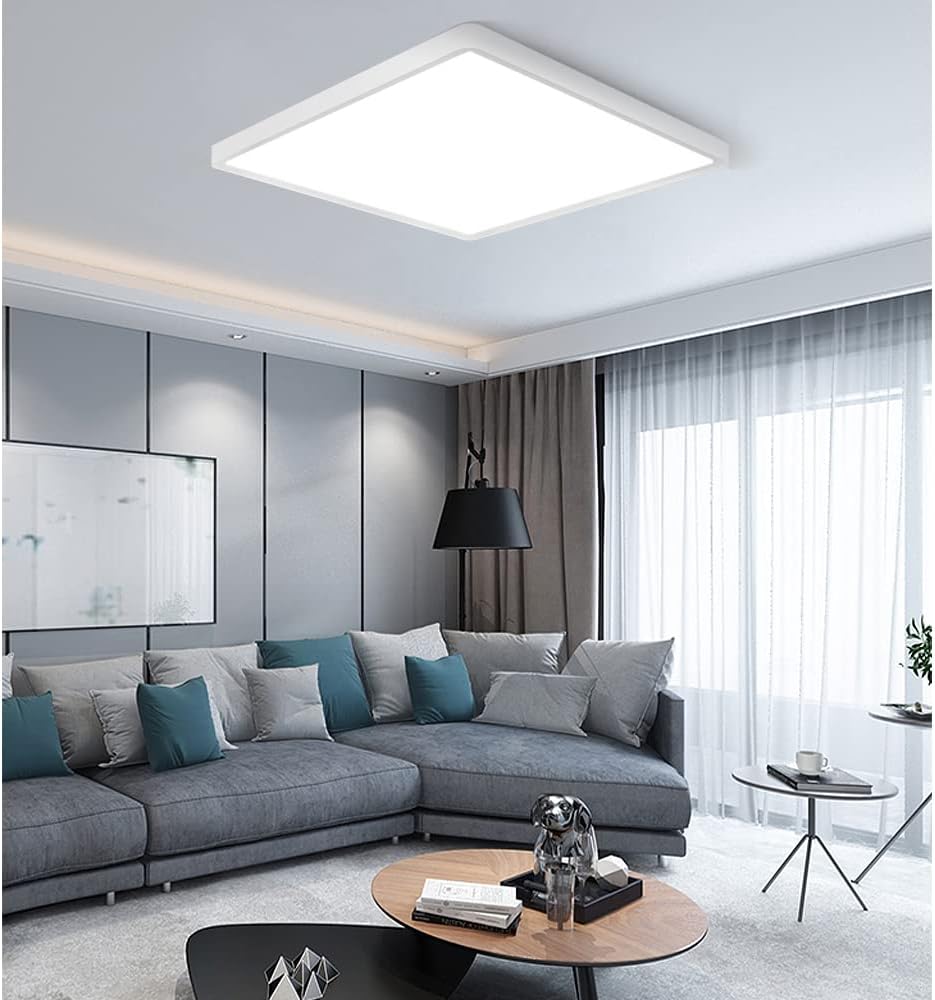 9.0 Inch Square LED Ceiling Light – 18W – White – 3000K / 4500K / 5000K / 6500K – Flush Mount Ceiling Light – Local Stock (US/UK/DE)