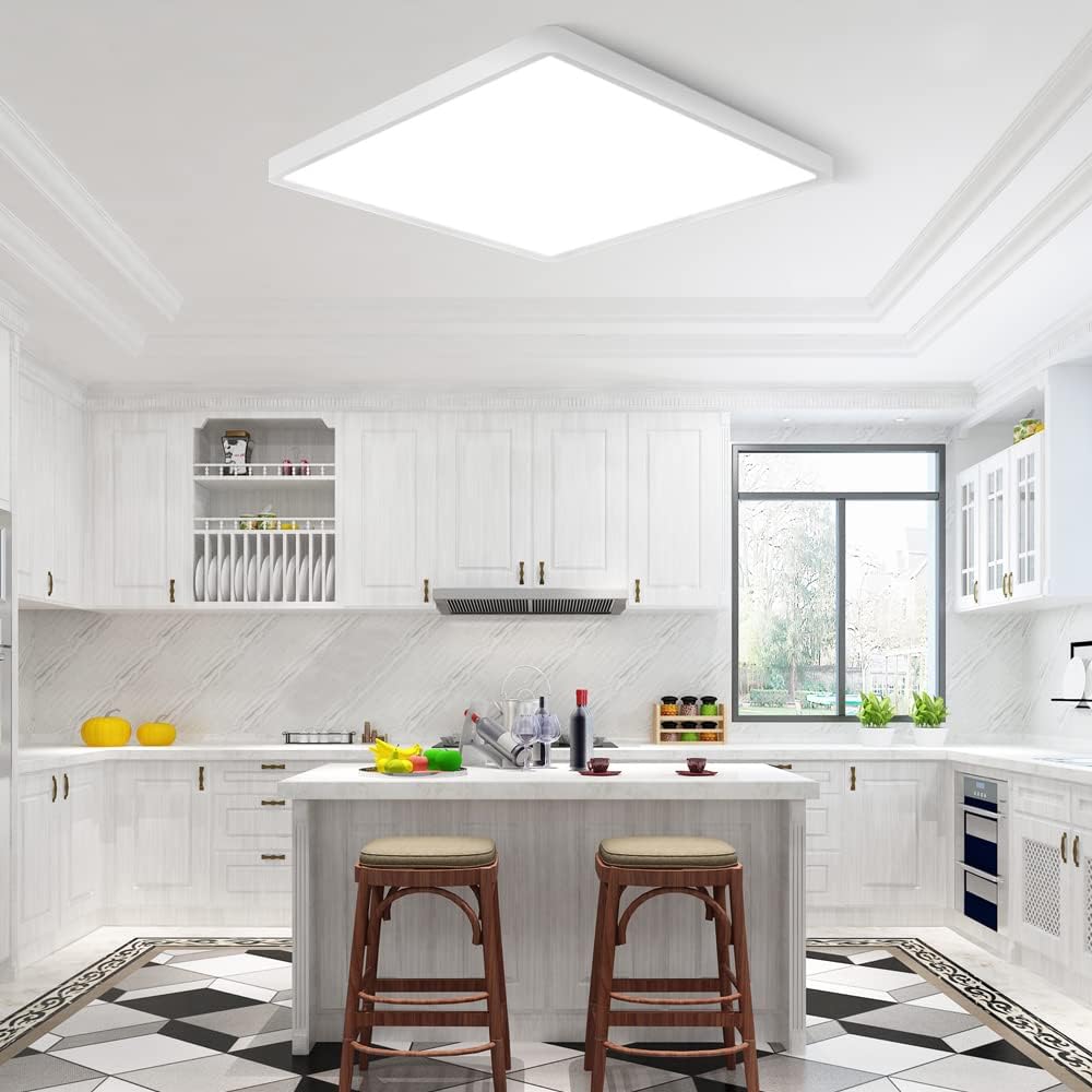 9.0 Inch Square LED Ceiling Light – 18W – White – 3000K / 4500K / 5000K / 6500K – Flush Mount Ceiling Light – Local Stock (US/UK/DE)