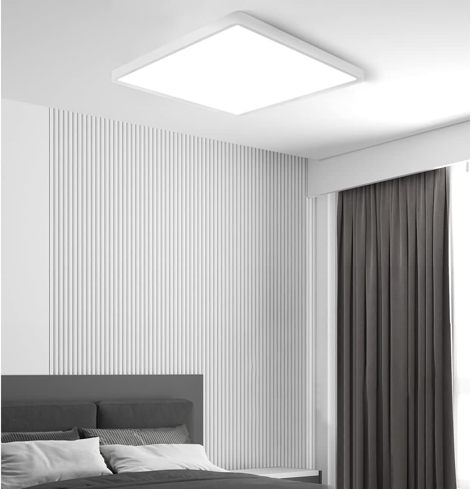 9.0 Inch Square LED Ceiling Light – 18W – White – 3000K / 4500K / 5000K / 6500K – Flush Mount Ceiling Light – Local Stock (US/UK/DE)