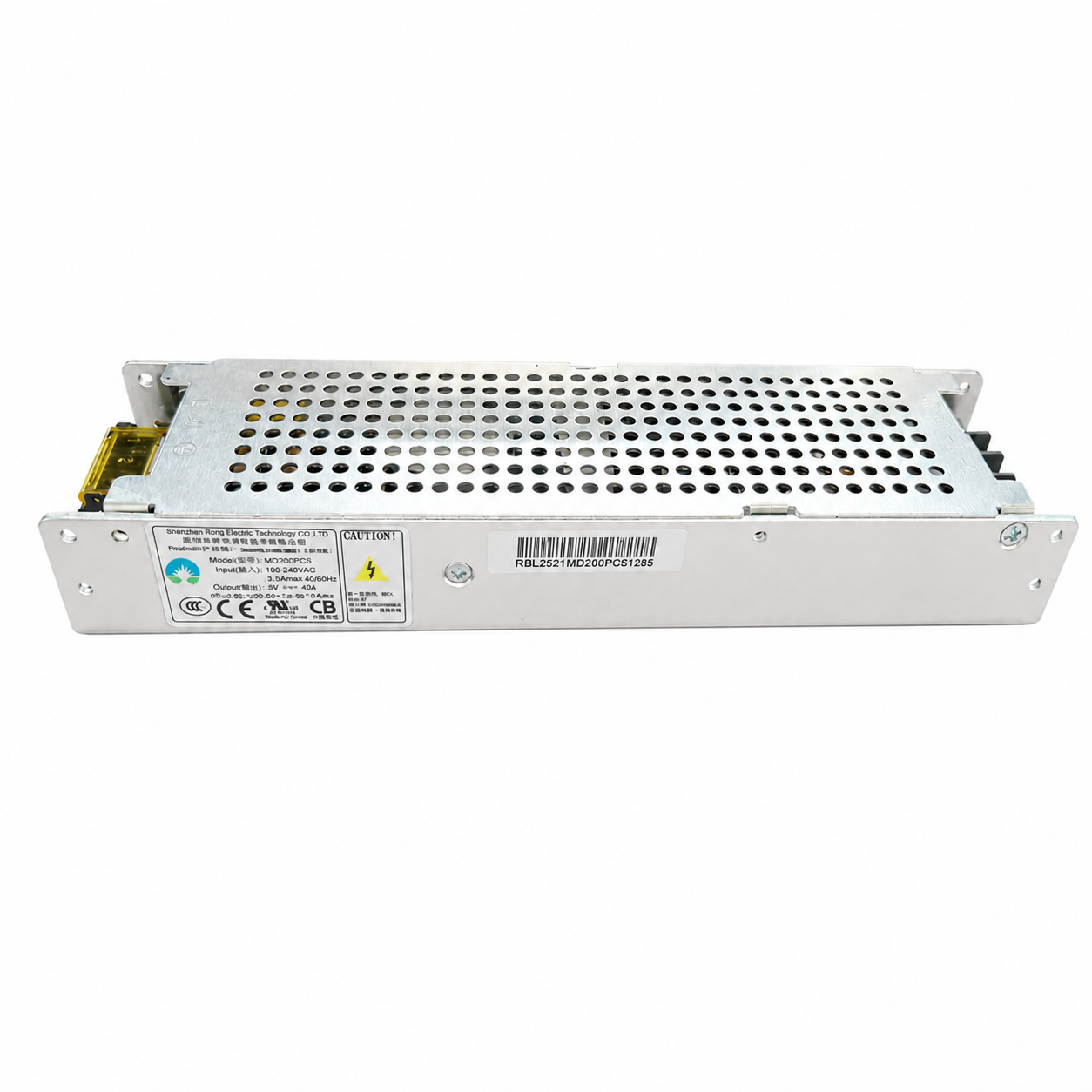 RD Series CE UL Certified Enclosed Power Supply – MD200PC5 / MQ300PC5 | 5V Output | 200W / 300W | For Indoor & Outdoor LED Display Projects