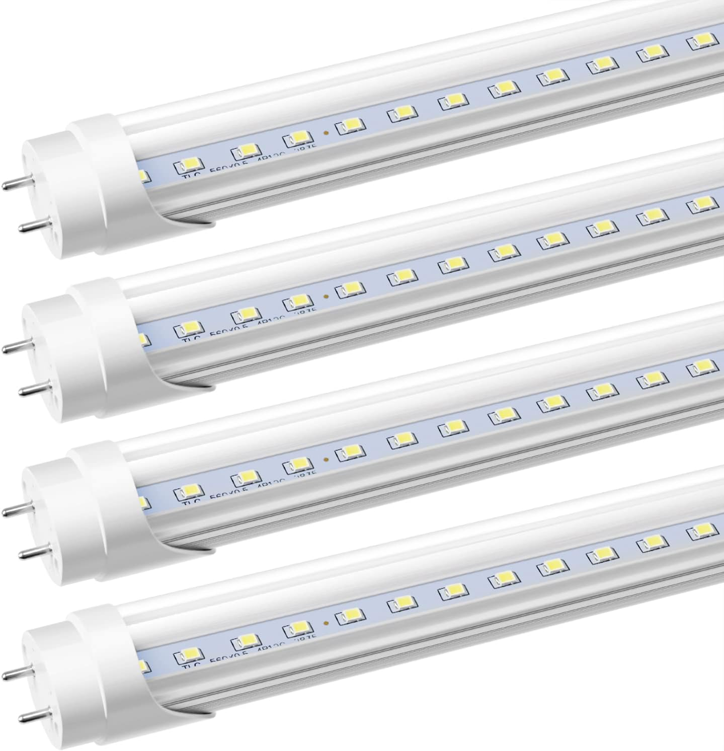 4ft Retrofit T8 LED Tube Light – 20W – Ballast Bypass – Frosted Lens – Warm / Natural / Daylight White – 4-Pack or 20-Pack – AC90-240V Non-Dimmable