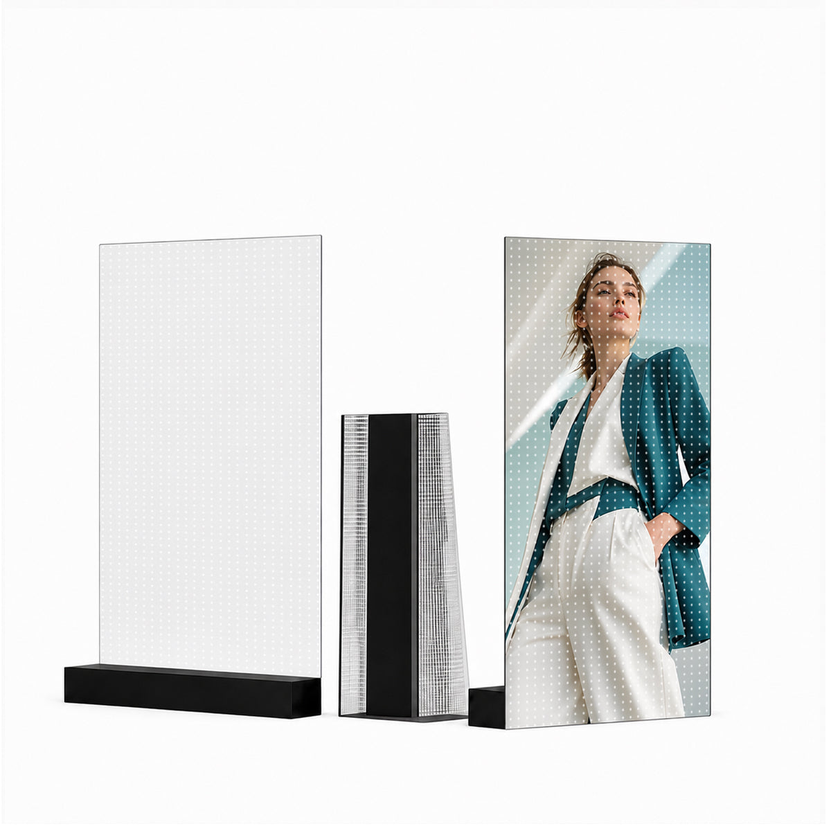 【Standard Modular Panel】HC Series P15 Transparent Adhesive LED Film – 390×990 mm (15.35×38.98 in) | 2000 nits | 94 % Transparency Glass Sticker Screen for Retail Facades & Shopfront Windows | Multiple Kit Options | Plug & Play
