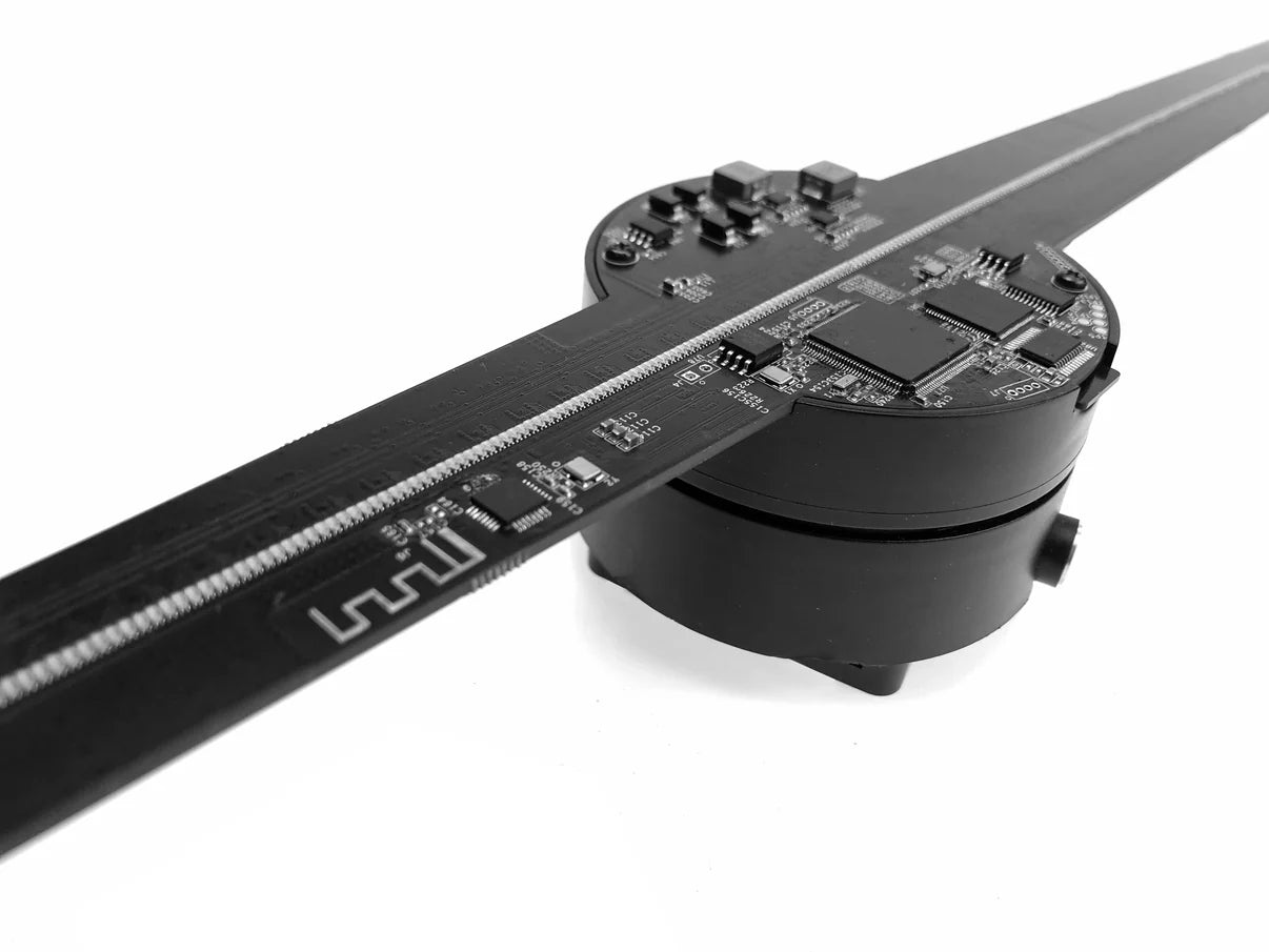 Ventilateur LED hologramme 3D 70 cm, 4 pales, 1 022 LED, livraison gratuite