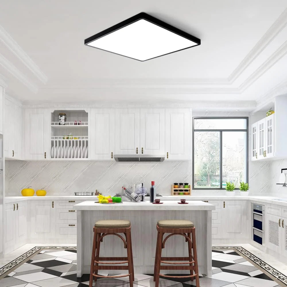 9,0 Zoll quadratische LED-Deckenleuchte – 18 W – Weiß – 3000 K / 4500 K / 5000 K / 6500 K – Deckenleuchte zur Unterputzmontage – Lokaler Lagerbestand (US/UK/DE)