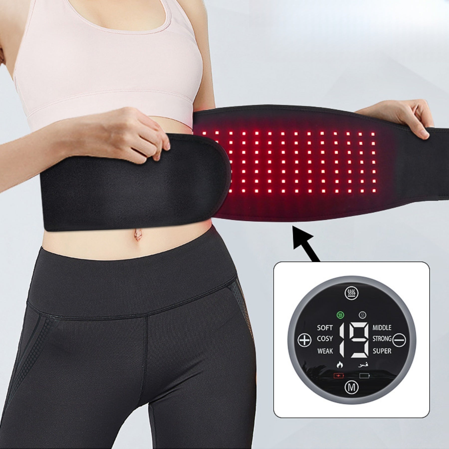 Panneau LED de luminothérapie rouge BLK-S 42 W avec 48 LED 1 W (850 nm et 660 nm 1:1)