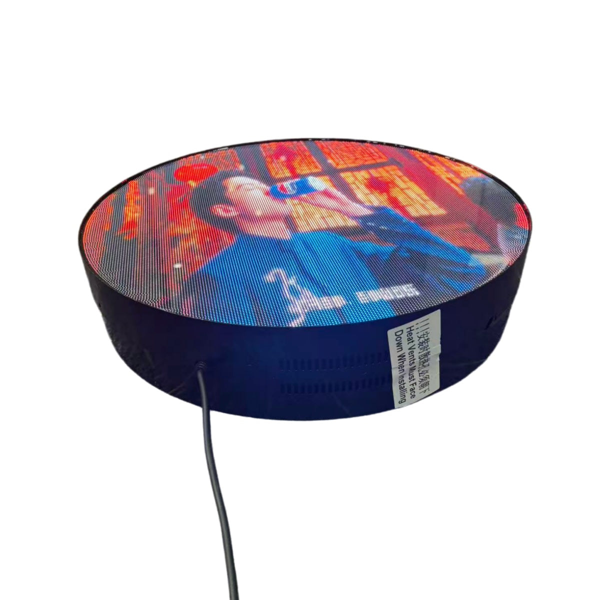 P1.86 70CM (27.56'') Diameter Outdoor Round LED Display High Resolution Circle Logo LED Sign