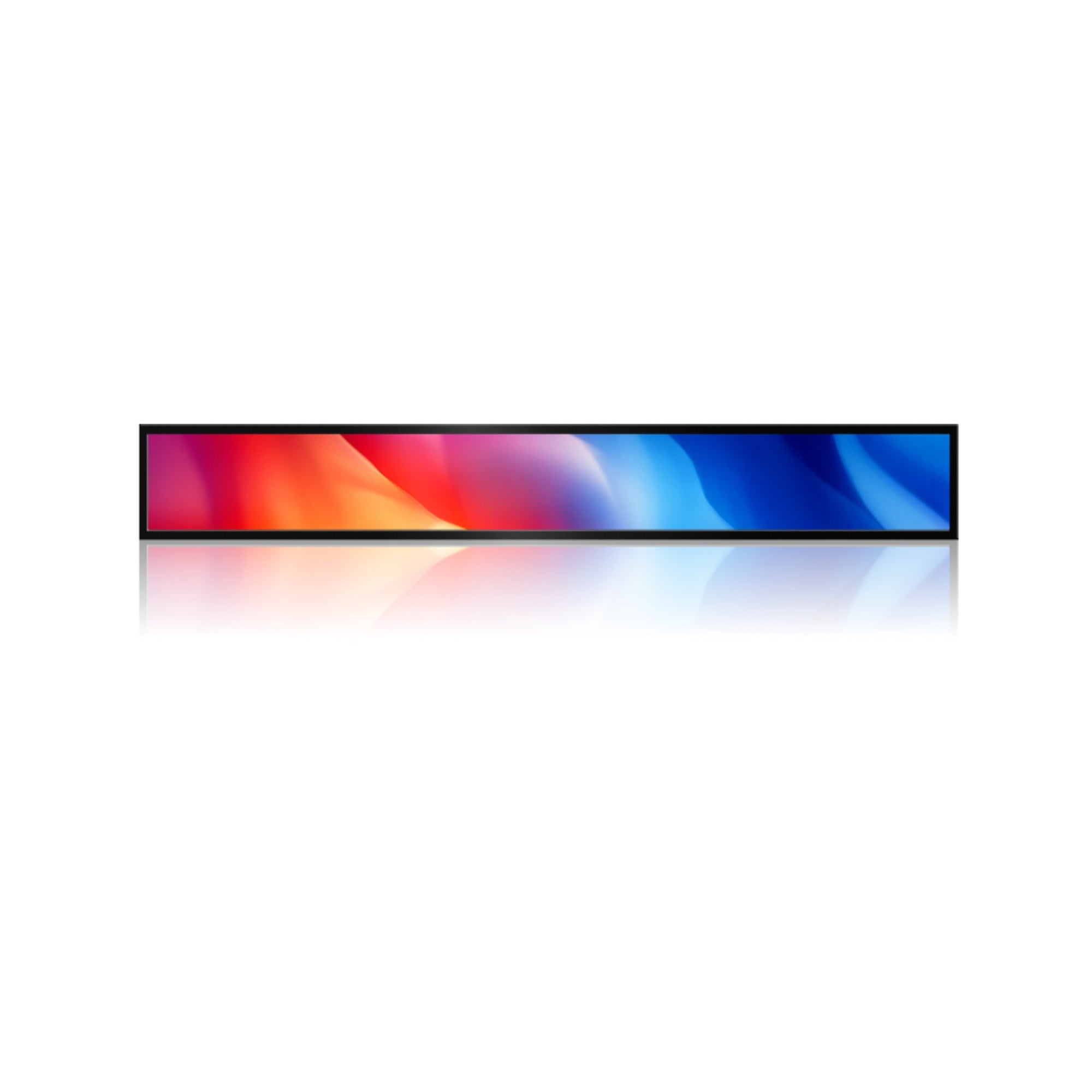 23.1 Inch (585.2×48.2mm Viewable) Android Stretched LCD Bar Shelf Display | Ultra-Wide Digital Signage Screen w/ Capacitive Touch (Optional) | Cloud / Mobile / USB Content Upload