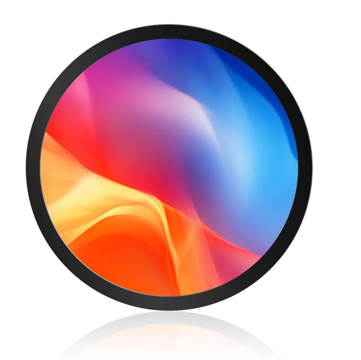 RD Series 23.6 Inch (Dia.599.4mm Viewable) Round / Circular LCD Digital Display Screen, Cloud / APP / USB Disk
