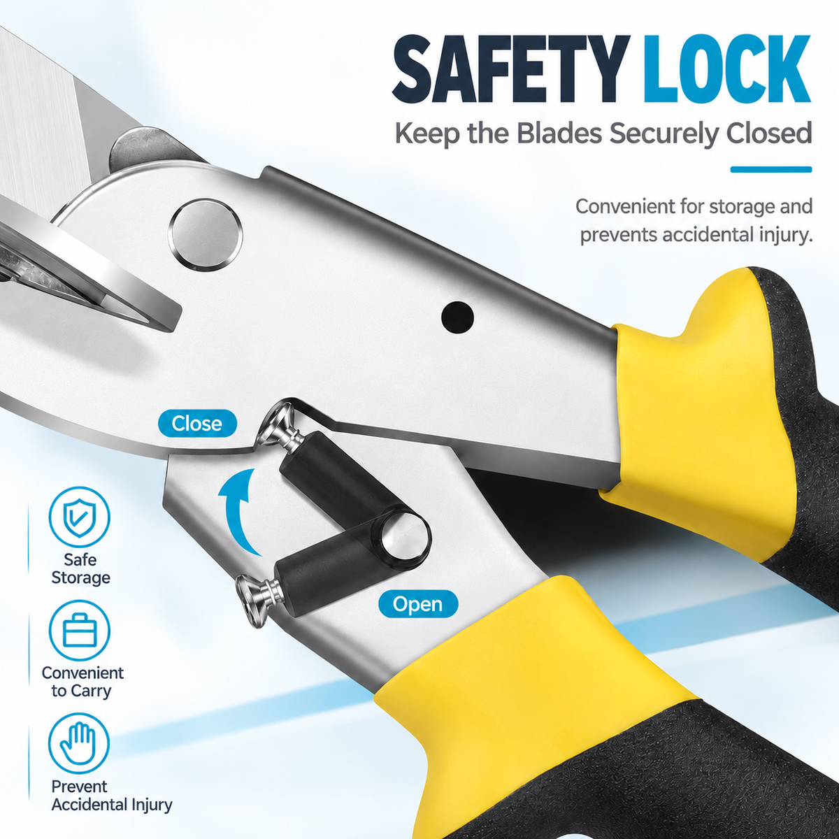 The professional Multi angle shearing groove scissors for led Neon light housing with two replacement blade