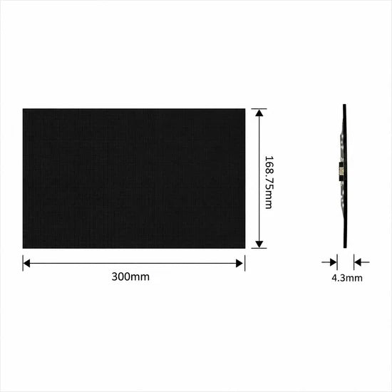 IF-3C Series Indoor Flexible LED Module – P0.9735 | 300×168.75mm | COB | Soft Back Shell with Magnet | Ultra Fine Pitch LED Displays | MOQ: 20 pcs