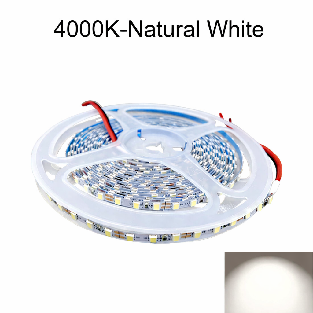 DC12V SMD2835 Single Color LED Strip Light – 120 LEDs/m | 4mm PCB | Hi