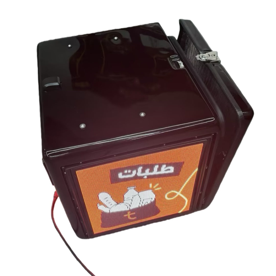 20'' Three-Sided LED Display Box for Delivery Vehicles & Motorcycles High Brightness, Low Power Consumption, Network Control