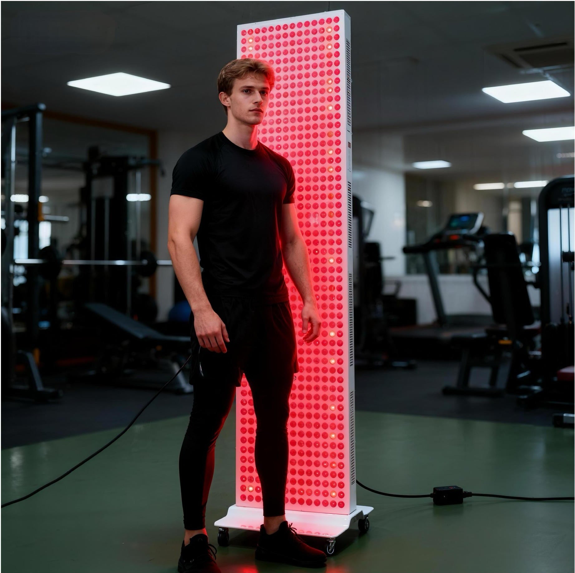 ALPRO4000 Red LED Light Therapy Panel, 1000W Deep Red 660nm & Near Infrared 850nm LED Light Therapy