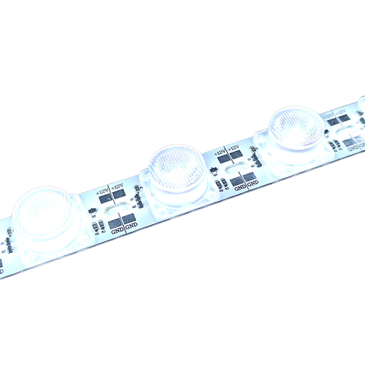 SMD3030 High Brightness Rigid LED Strip Light – 12V DC, 18 LEDs/M, 20W, for Side-Emitting Light Box, Available in Bare PCB (IP20) & Aluminum Channel (IP65), Warm White / Pure White