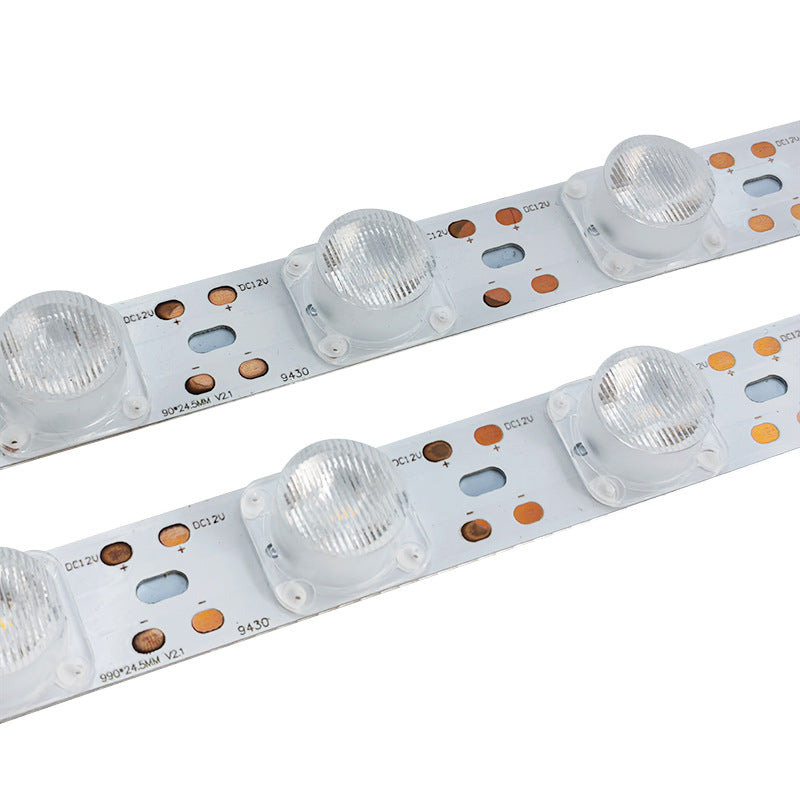 SMD3030 High Brightness Rigid LED Strip Light – 12V DC, 18 LEDs/M, 20W, for Side-Emitting Light Box, Available in Bare PCB (IP20) & Aluminum Channel (IP65), Warm White / Pure White