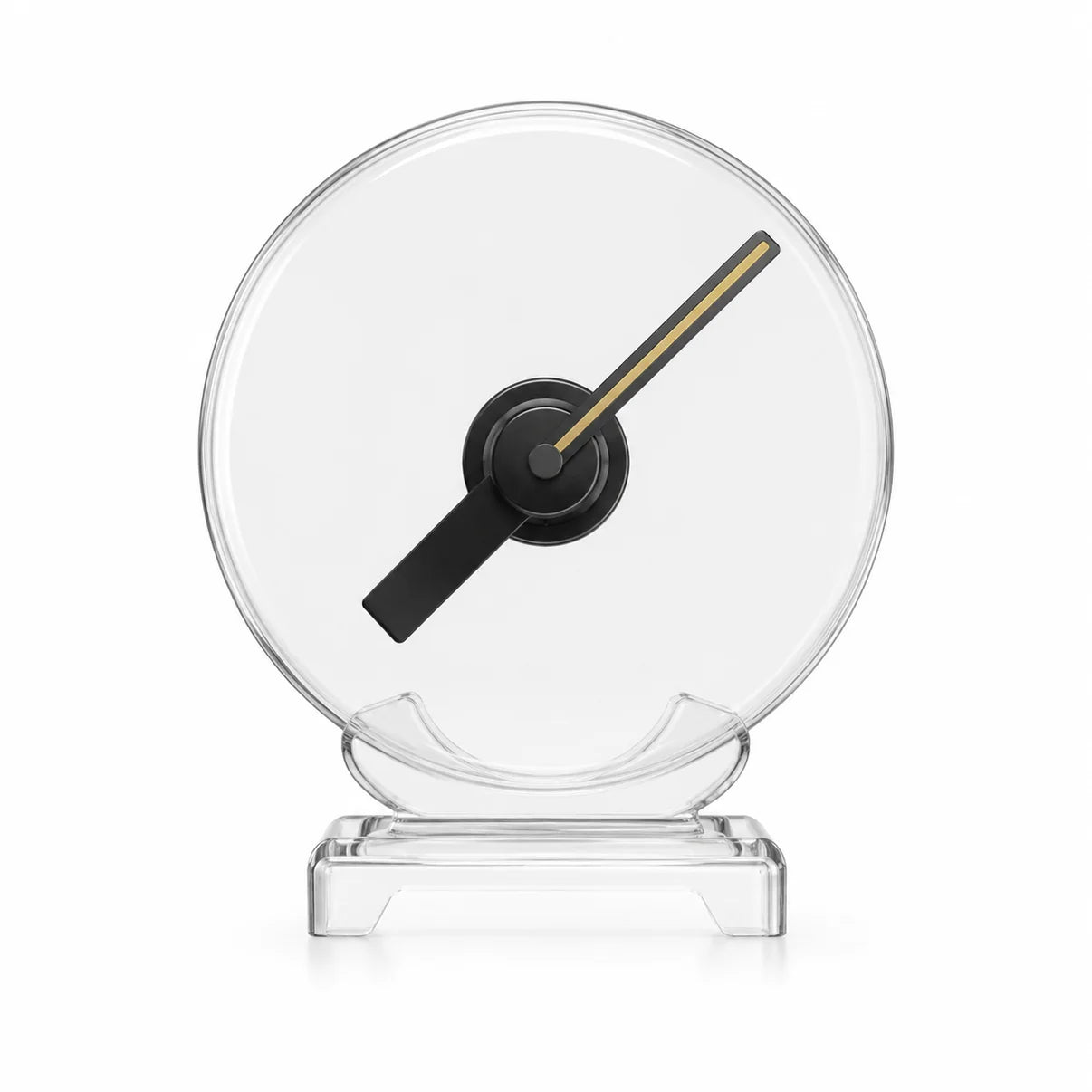 Ventilateur holographique 3D 30 cm (11,8 po) DC5 V | Lecteur visuel LED haute luminosité à 2 pales | Support de bureau/sol | Alimentation par batterie (non fournie) | Boîtier de protection transparent ou noir