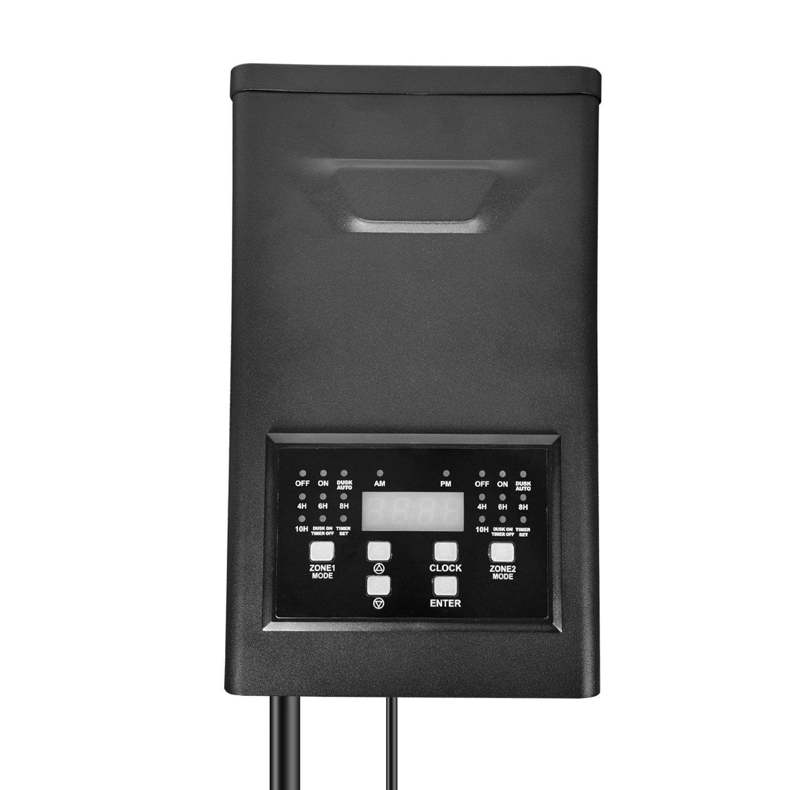 300W / 400W Low Voltage Landscape Transformer with 2 Zones, External Photocell Sensor & Timer, 120V AC to 12V/14V AC, Outdoor Low Voltage Transformer, Landscape Lighting Transformer for Spot Light Steplight
