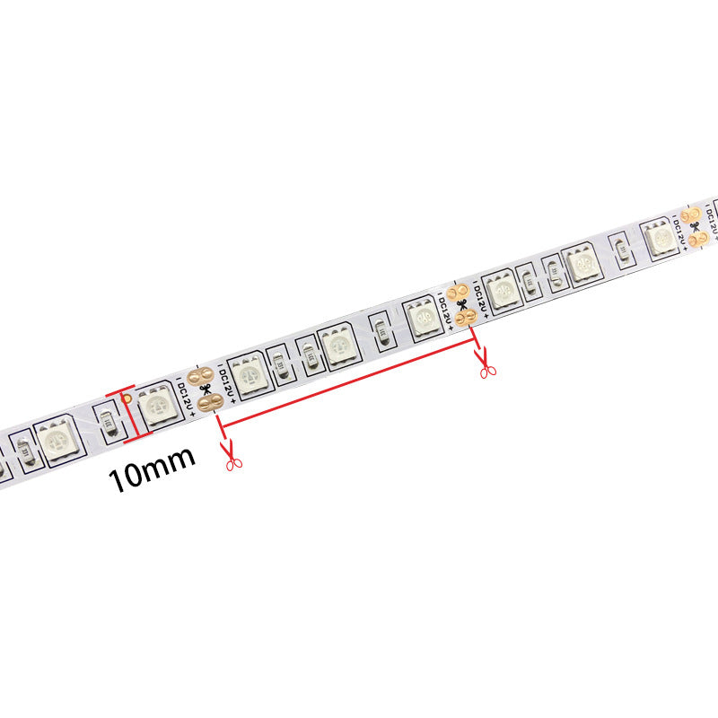 Dc Led Single SMD5050 Single Color LED Strip Light – DC 12V | 60 LEDs/m | 10mm PCB