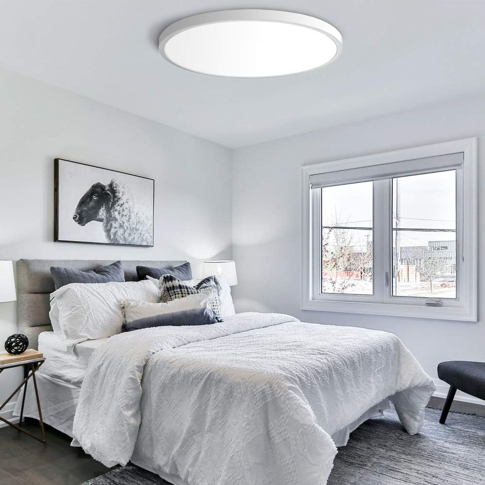 9 Inch Round LED Ceiling Light – 18W – White – 3000K / 4500K / 5000K / 6500K – Flush Mount Ceiling Light – Local Stock (US/UK/DE)