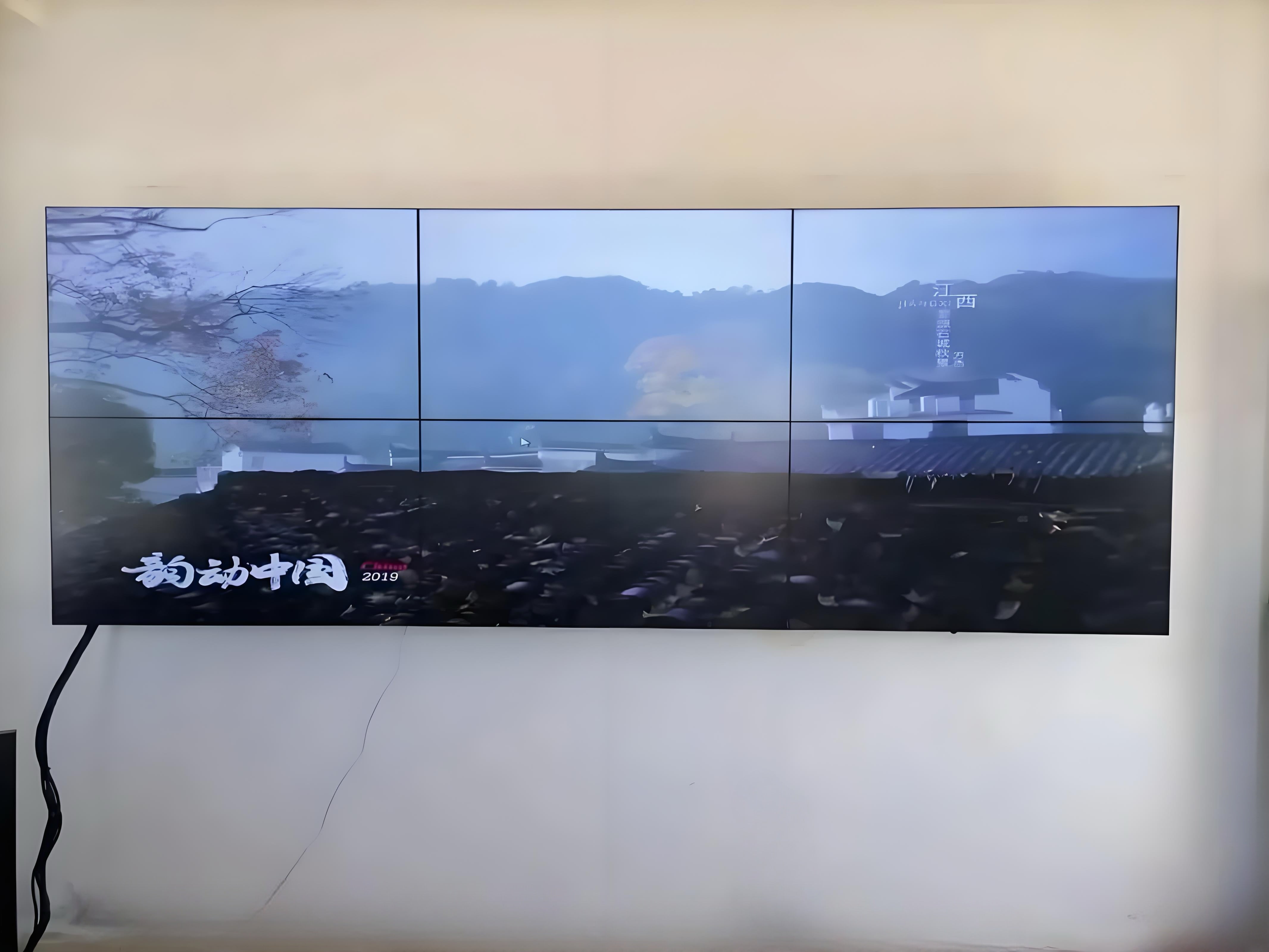 46” BOE LCD Video Wall – 3x2 Kit (6 Panels) | 1920x1080 FHD | 500 nits | Ultra Narrow Bezel 0.88mm / 1.7mm / 3.5mm | HDMI Splicer + Wall Mount Included