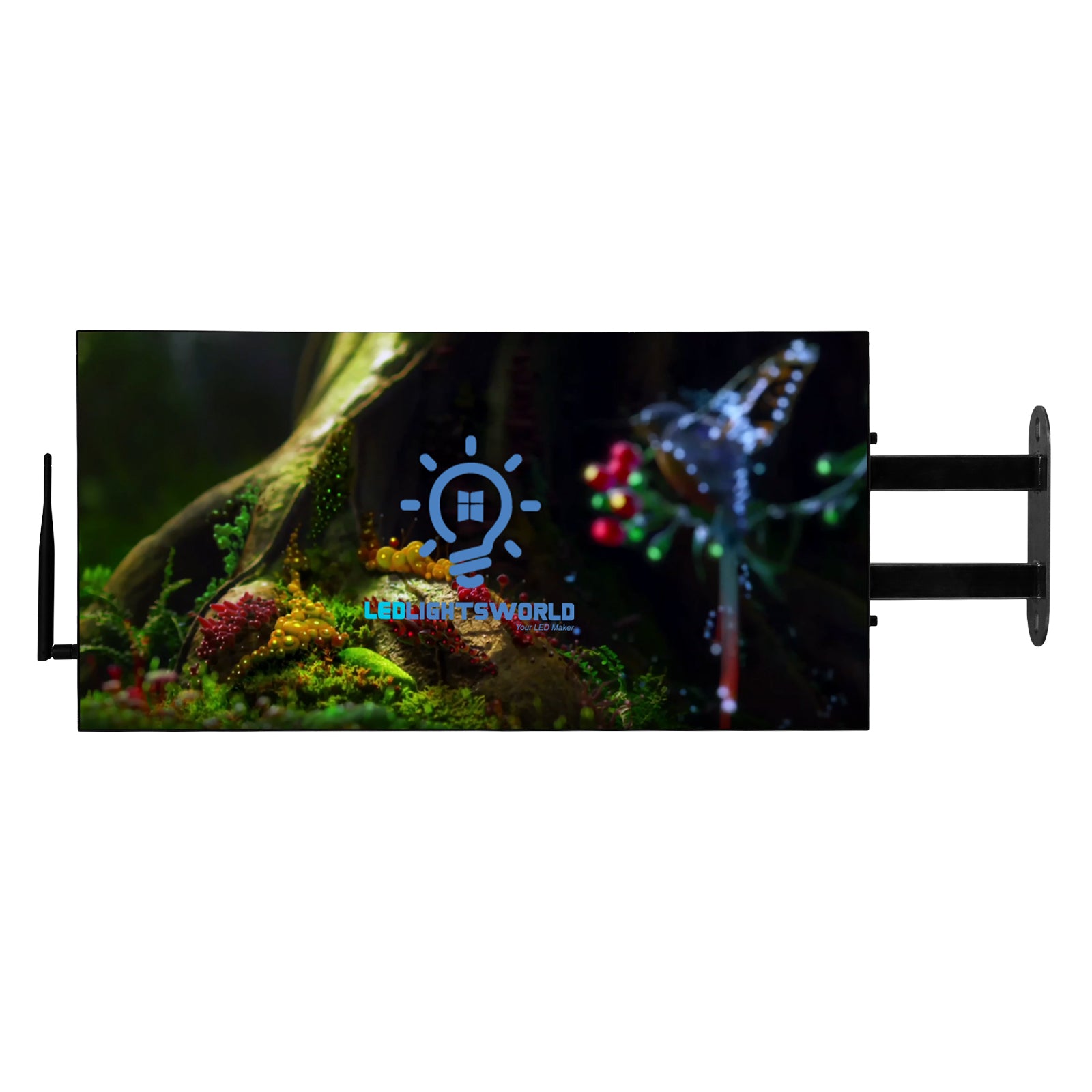 DS Series Double-Sided LED Shop Sign – P2.5 · 320×640mm | Waterproof Projecting Sign for Retail Chains, Restaurants & Supermarkets