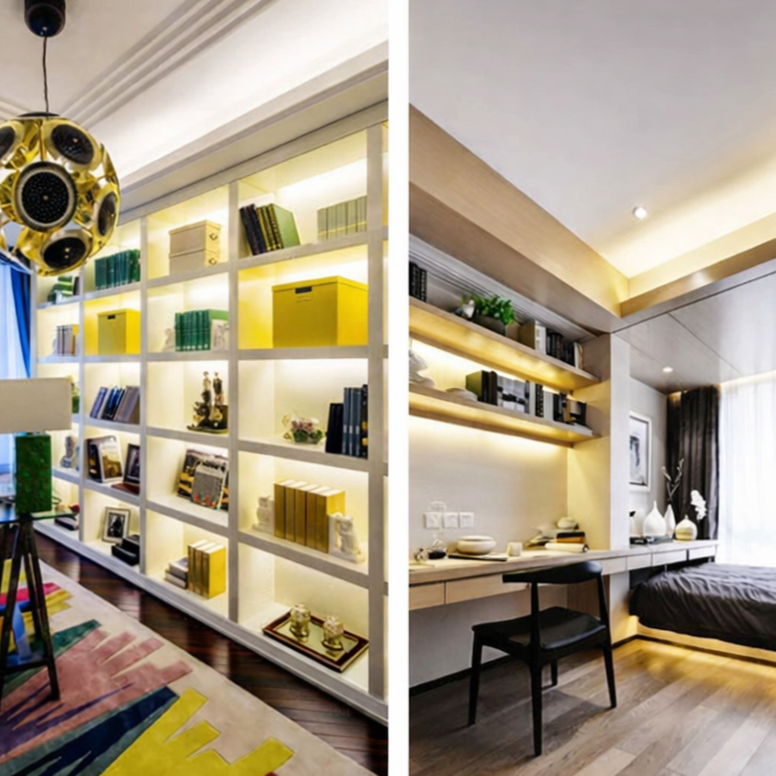 DC24V SMD2835 Single Color LED Strip Light – 60 LEDs/m | 8mm PCB | 0.2W per LED | High Brightness | IP00 / IP67 | Warm White / Natural White / Cool White / Blue | for Mirror, Kitchen Cabinet, Bedroom | 5/50M