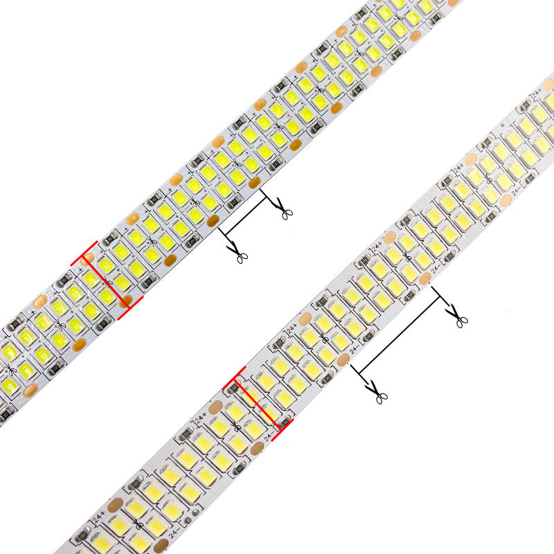 SMD2835 Double Row LED Strip Light – DC 12V / 24V | 480 LEDs/m | 15mm PCB | High Brightness Low Voltage LED Tape | Non-Waterproof | Warm White / Natural White / Cool White | 10/50M