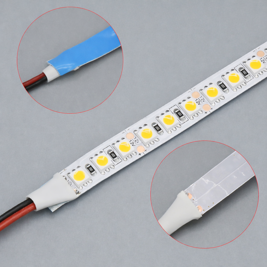 SMD5050 Single Color LED Strip Light – DC 12V | 120 LEDs/m | 10mm PCB |  High Brightness Low Voltage LED Tape | Non-Waterproof | Warm White / Natural White / Cool White | 5/50M