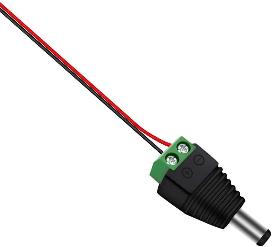 DC Power Jack Plug Adapter – 2.1x5.5mm | Male / Female / Male + Female Barrel Connector – Local Stock US/UK