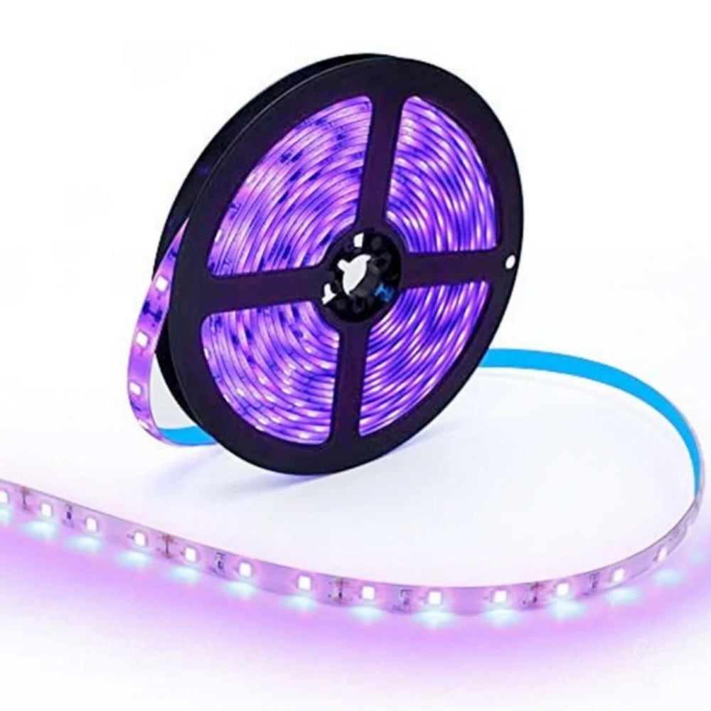 365 nm 370 nm SMD2835-300 12 V 60 LED pro Meter UV-LED-Lichtstreifenband zum Aushärten, Währungsvalidierung