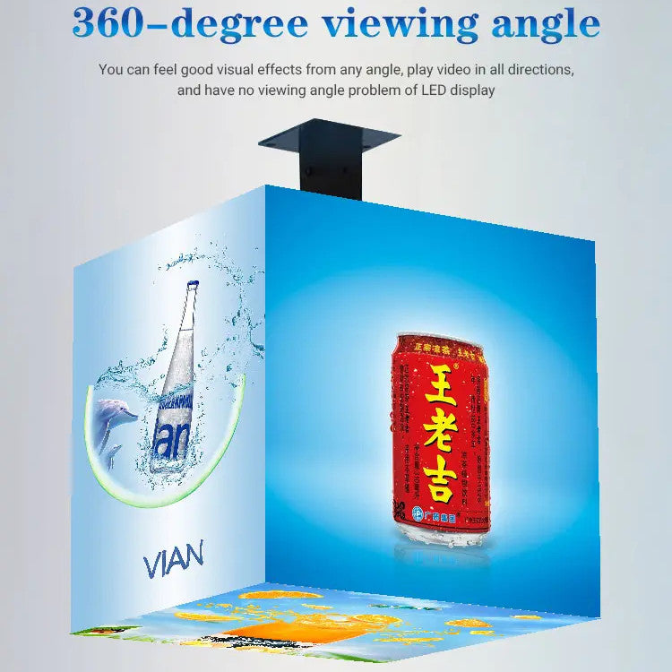 MC Series P1.8 Indoor 5-Face Magic Cubic LED Display (320×320mm per face, GOB) – Ideal for Museums & Luxury Retail Displays