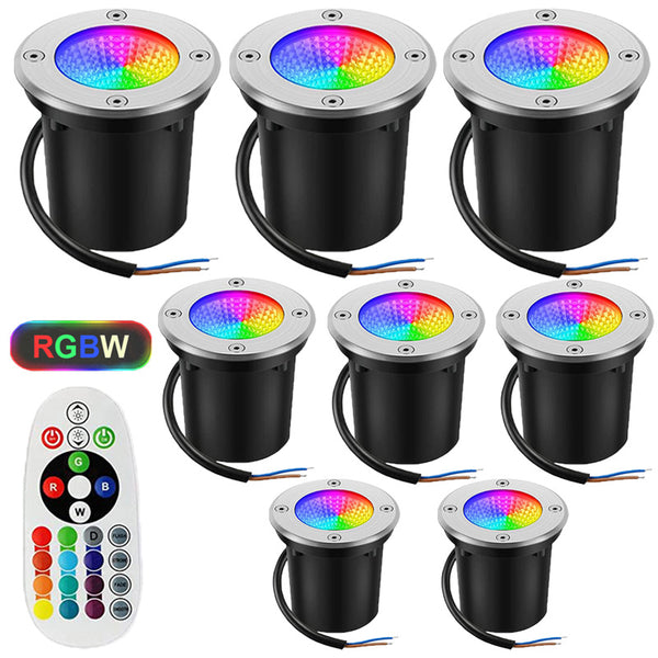 Inground Path & Garden LED Lights – Waterproof Outdoor Recessed ...