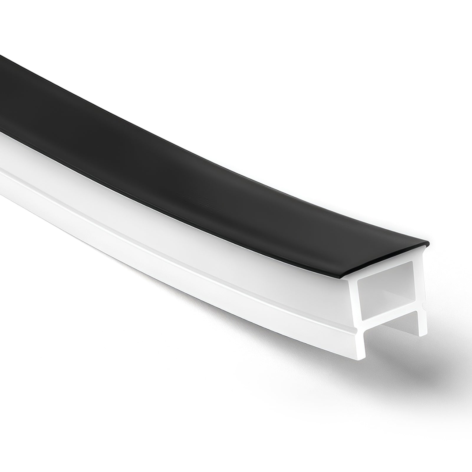 Boîtier pour néon – S2020 Noir | Système de canaux LED en silicone 20 x 20 mm | Étanchéité IP67 | Largeur du circuit imprimé 12 mm | 50 m | Stock local États-Unis/Royaume-Uni/Allemagne