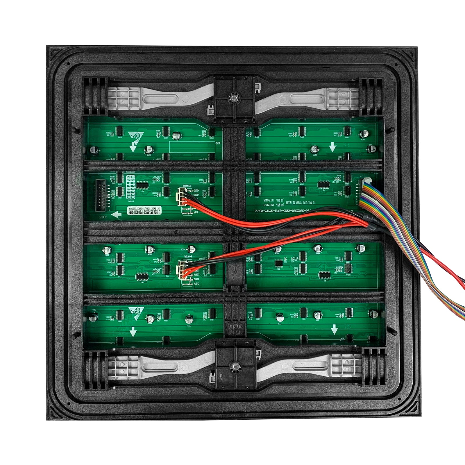 LED-Modul für den Außenbereich der OD-PM-Serie – P4 / P5 / P6.67 / P8 / P10 | 320 × 320 mm quadratisches Panel | IP65 Wartung vorne und hinten 