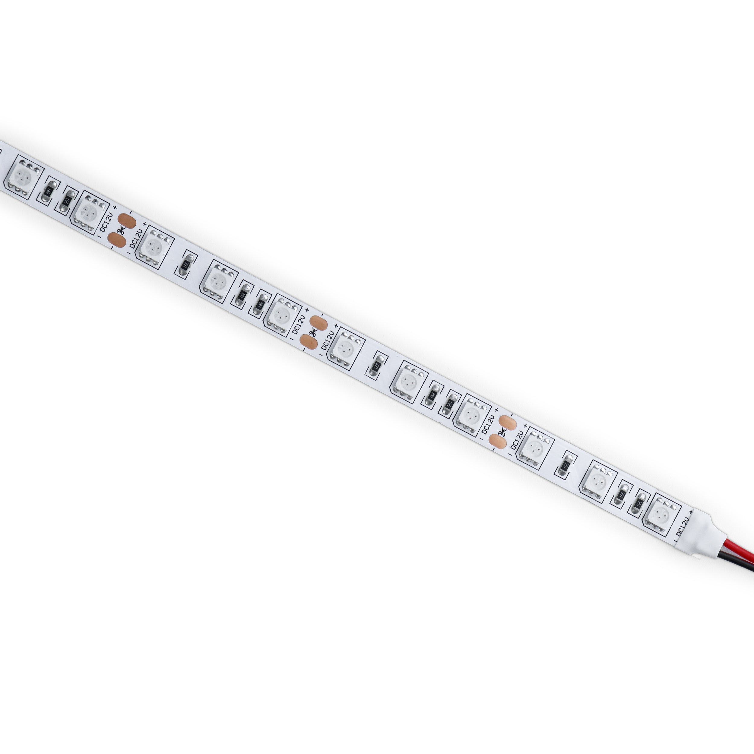 730–735nm SMD5050 DC12V Infrared LED Strip Light – High Power Far Red for Plants, 30/60/120 LEDs/m, 5 Meters, IP00/IP65