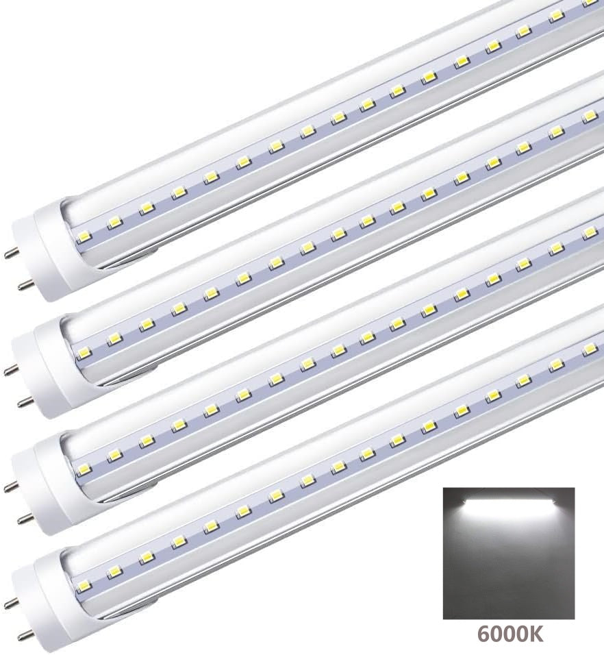 2ft Retrofit T8 LED Tube Light – 10W – Frosted Cover – Warm / Natural / Daylight White – 4-Pack / 20-Pack – Ballast Bypass – Non-Dimmable