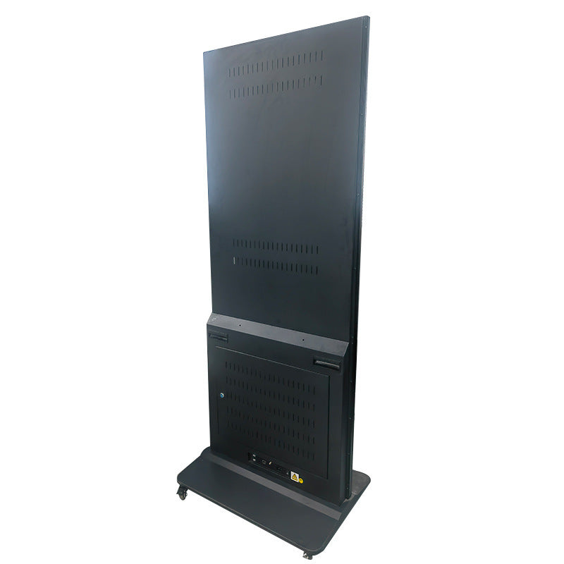 64’’ Single-Sided Full Screen Digital Signage Display, 4K UHD Indoor Floor Standing Advertising Kiosk, Android Smart Digital Poster Screen with HDMI/WiFi/USB Remote Control