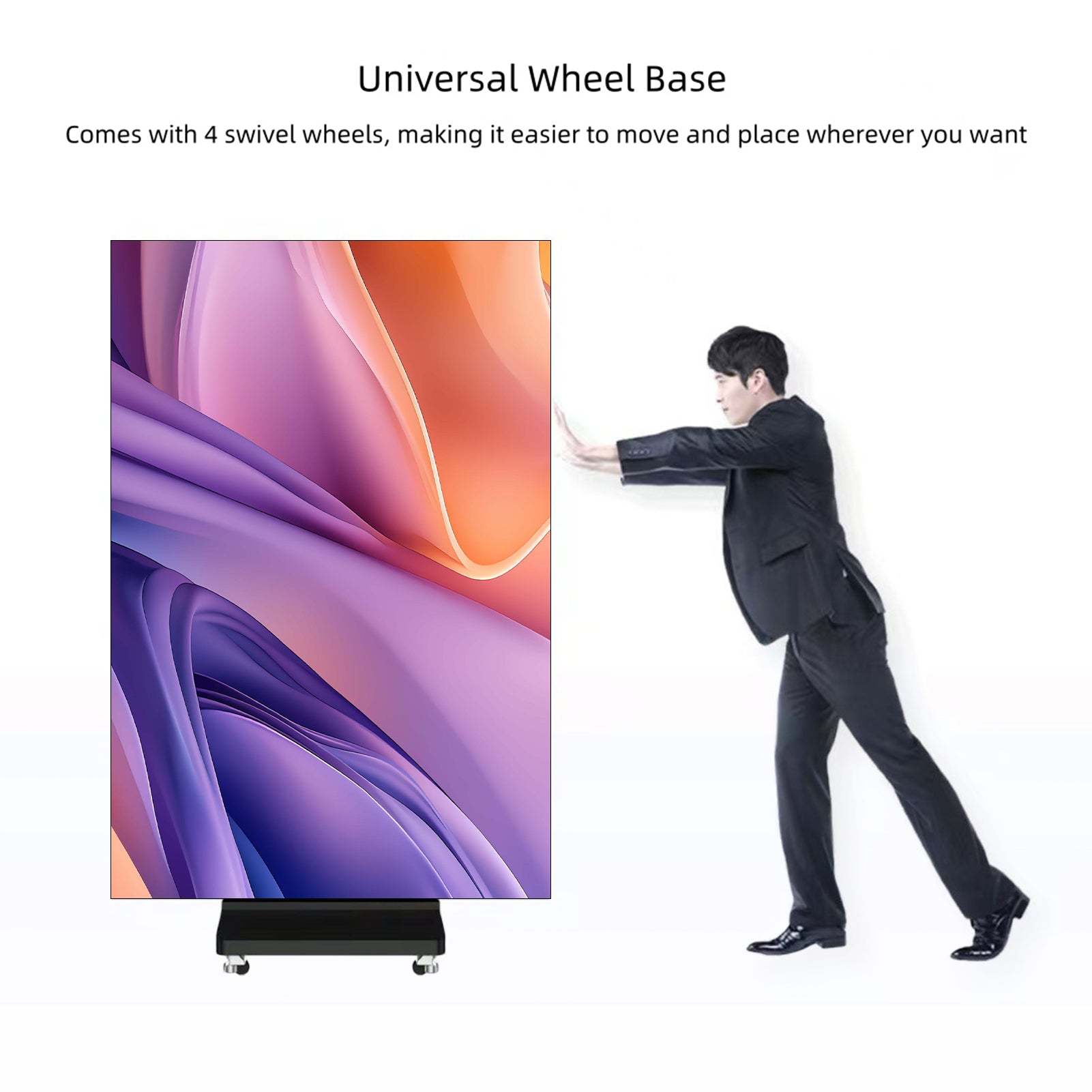 EP-TR Series Tri-Fold LED Poster Display | Foldable 1280×1920mm Panel