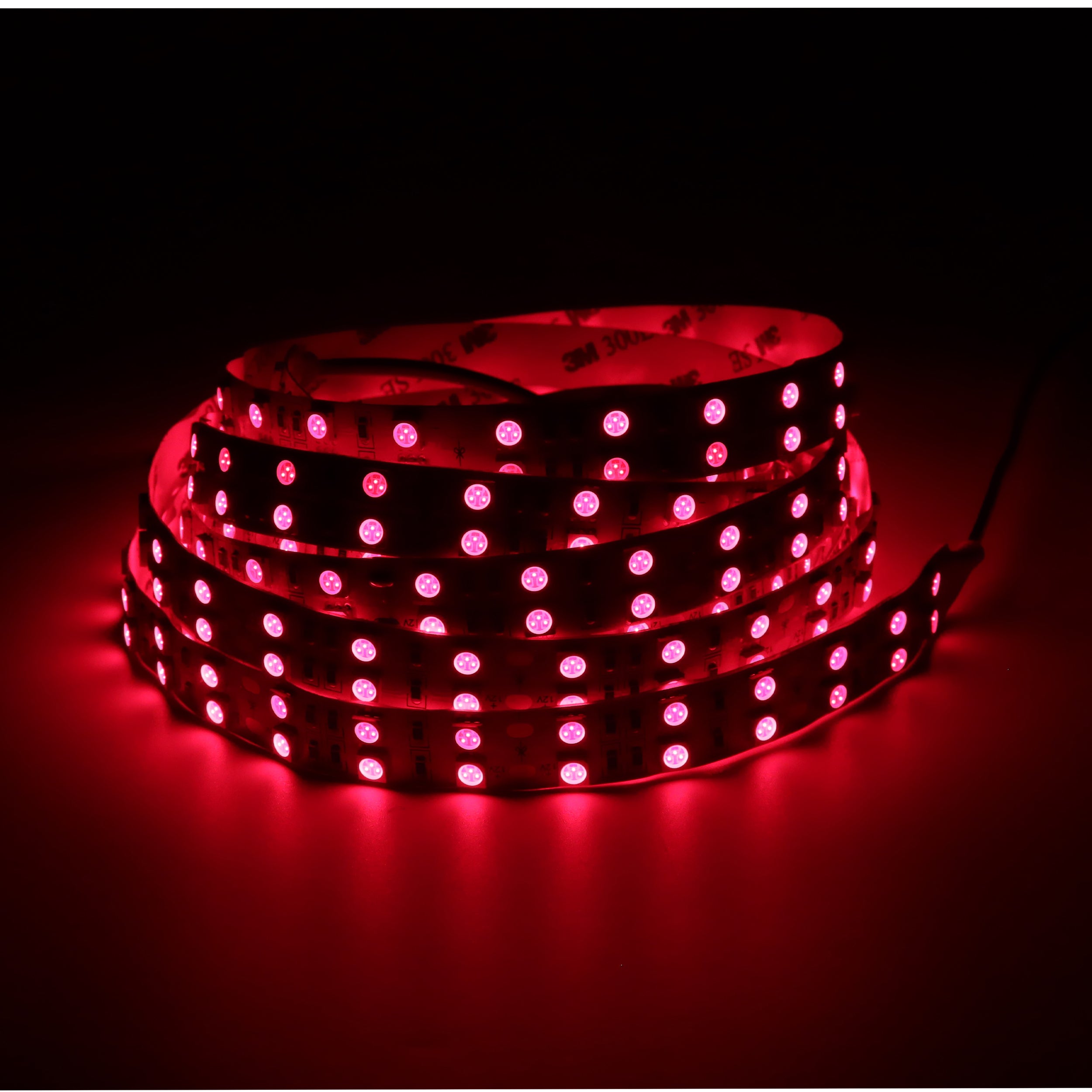 730–735nm SMD5050 DC12V Infrared LED Strip Light – High Power Far Red for Plants, 30/60/120 LEDs/m, 5 Meters, IP00/IP65