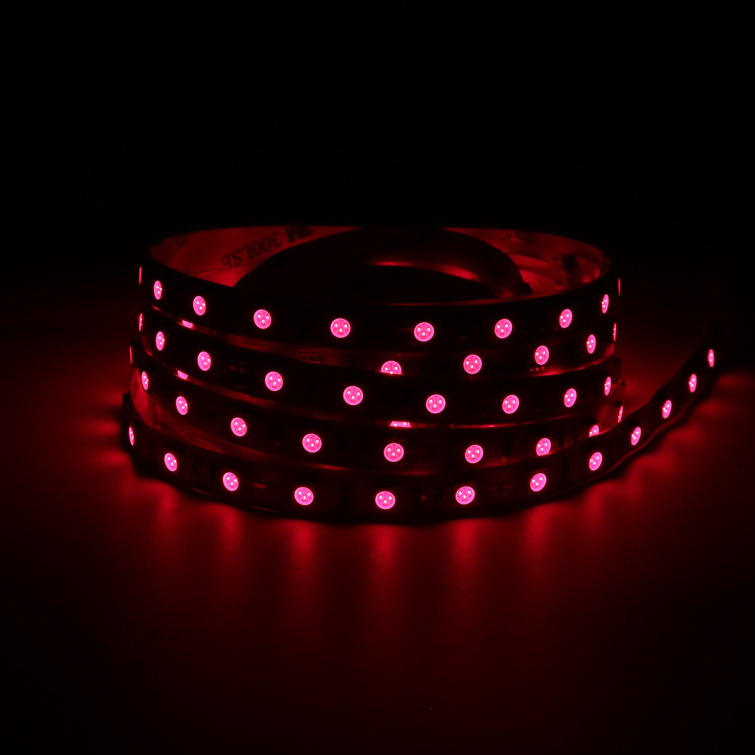 940nm SMD5050 DC12V Infrared LED Strip Light – High Power Invisible IR for Surveillance, 30/60/120 LEDs/m, 5 Meters, IP00/IP65