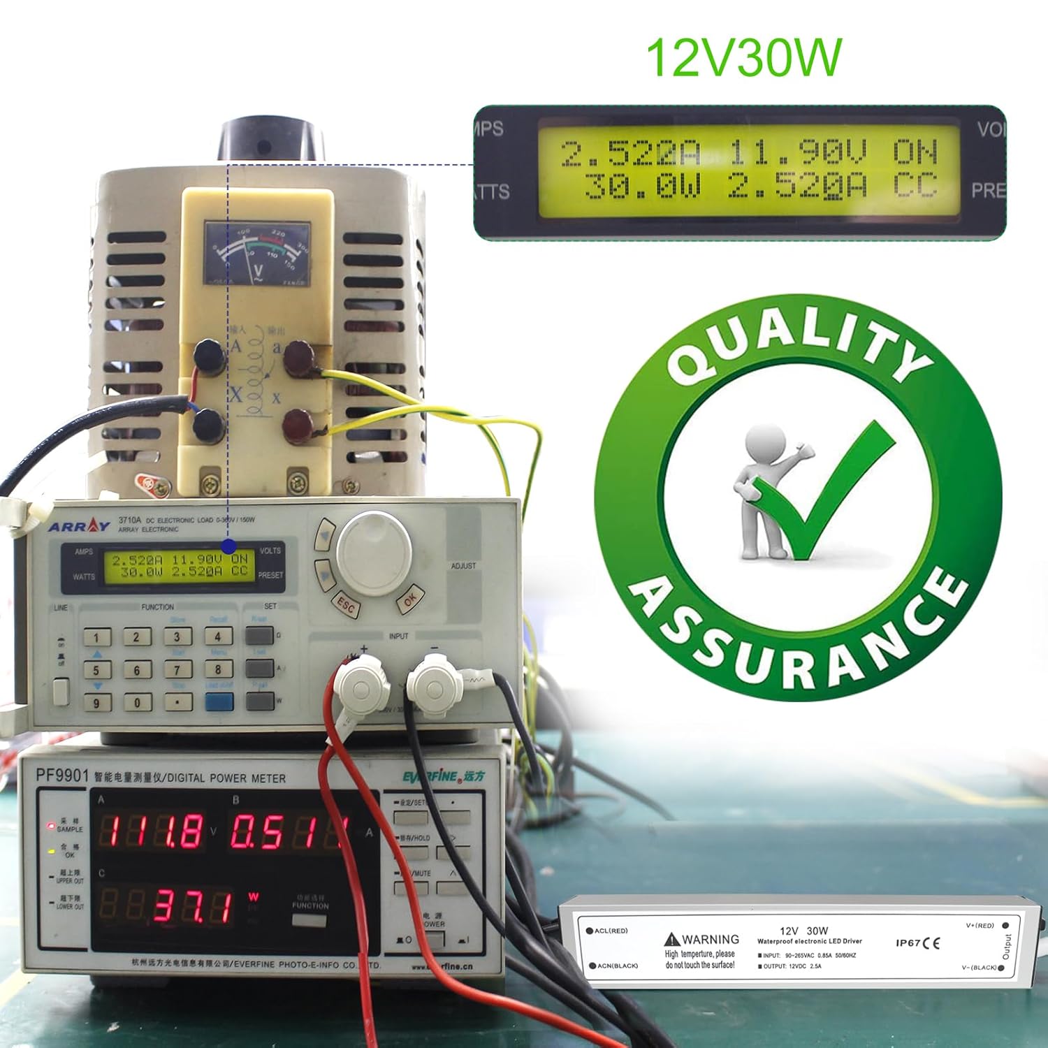 12V Waterproof LED Power Supply 30W–300W, 90–265V Input, Single/Dual Wire Output, Outdoor LED Driver, CE/RoHS/FCC —US/UK/EU Plug & Wire Leads Options