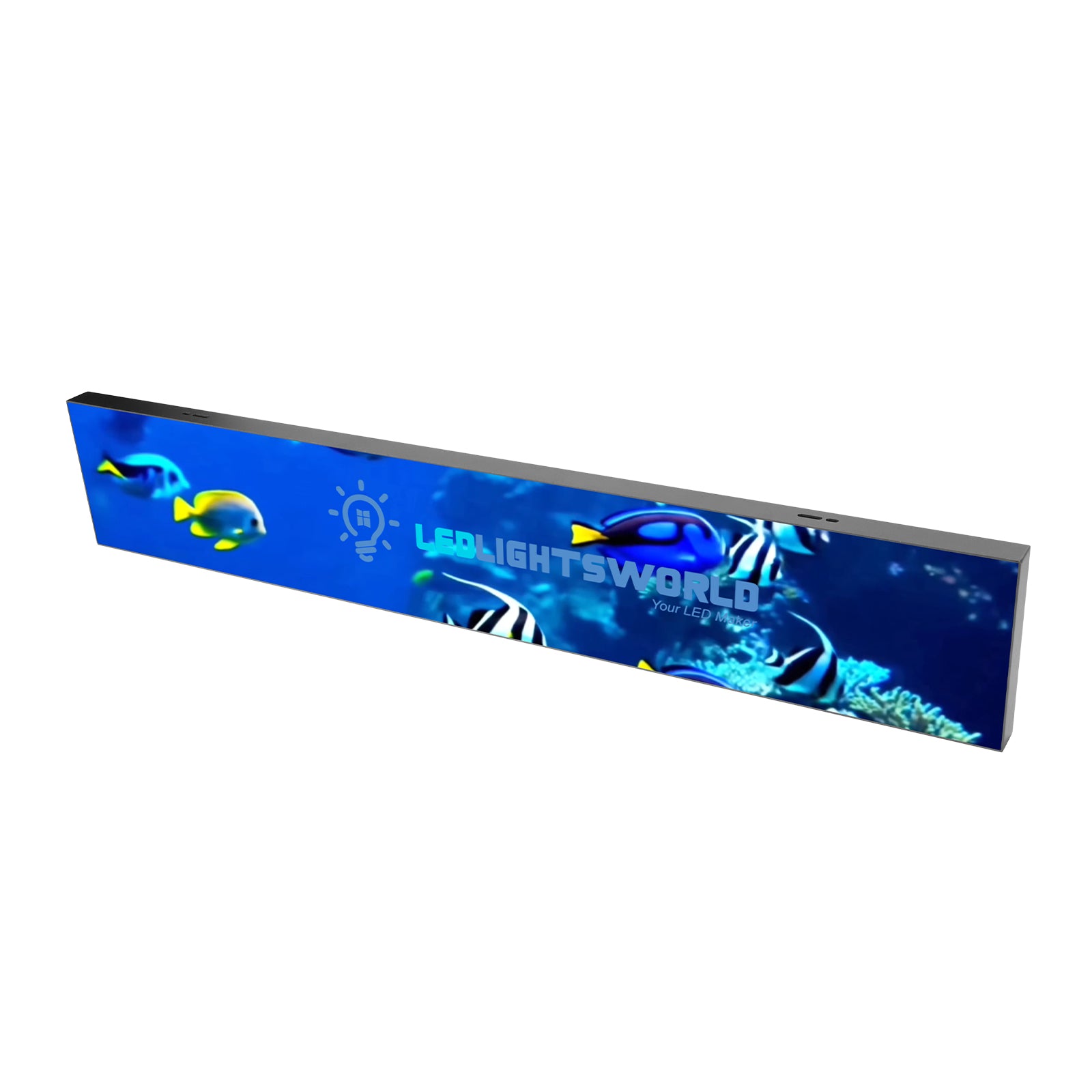 FL Series Frameless LED Shop Display – P1.86 · 160×960mm | Ultra-Thin GOB Screen for Store Windows & Retail Interiors